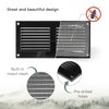 Vent Systems 20x10cm Air Vent Covers - Black - Metal
