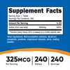 Nutricost Iodine (Natural Iodine from Sea Kelp) 325mcg, 240 Tablets