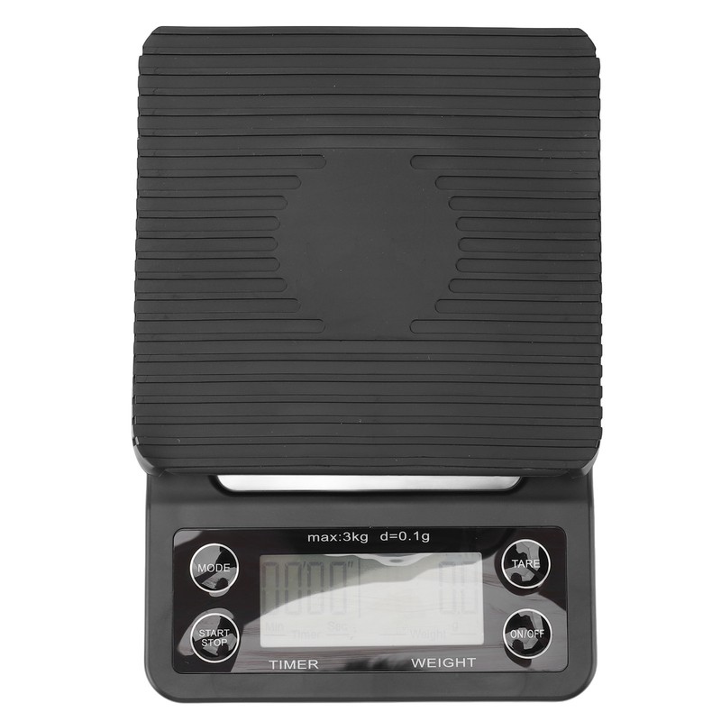 Digital Coffee Scale with Timer Waterproof Silicone Mat High Accuracy