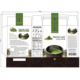 Emperor Love Latte Powder, 3.5 Ounce (Matcha, 3 Packs)