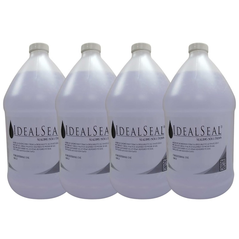 IDEALSEAL PB 608-0 E-Z Seal Sealing Solution, 64 oz, Clear,