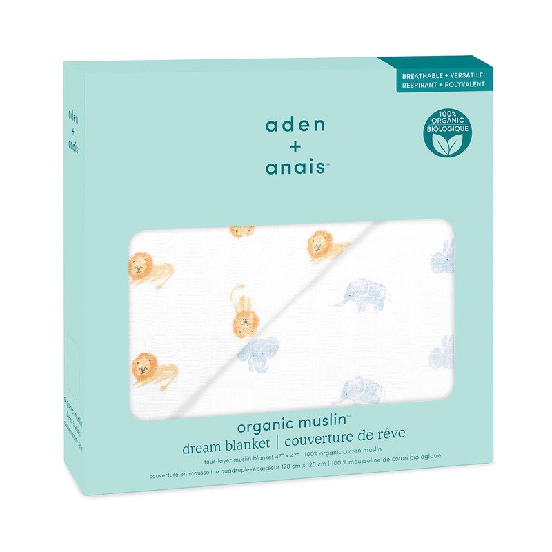Aiden & Anay ADBO10003 Animal Kingdom-hello elephants Baby Blanket