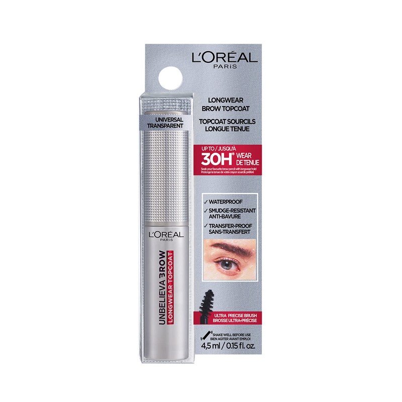 L'Oréal Paris L'Oréal Paris Unbelieva'Brow Longwear Topcoat, Fixes and Defines