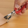 Alicates para punzonar cuero, perforadoras de costura de 4 mm,