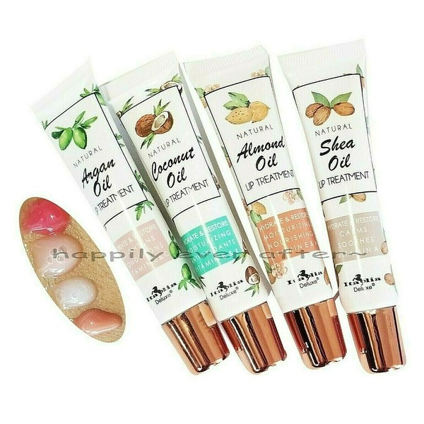 Italia Deulxe Natural Oil Lip Treatment - Moisturize, Brightens, Soothes- All 4!