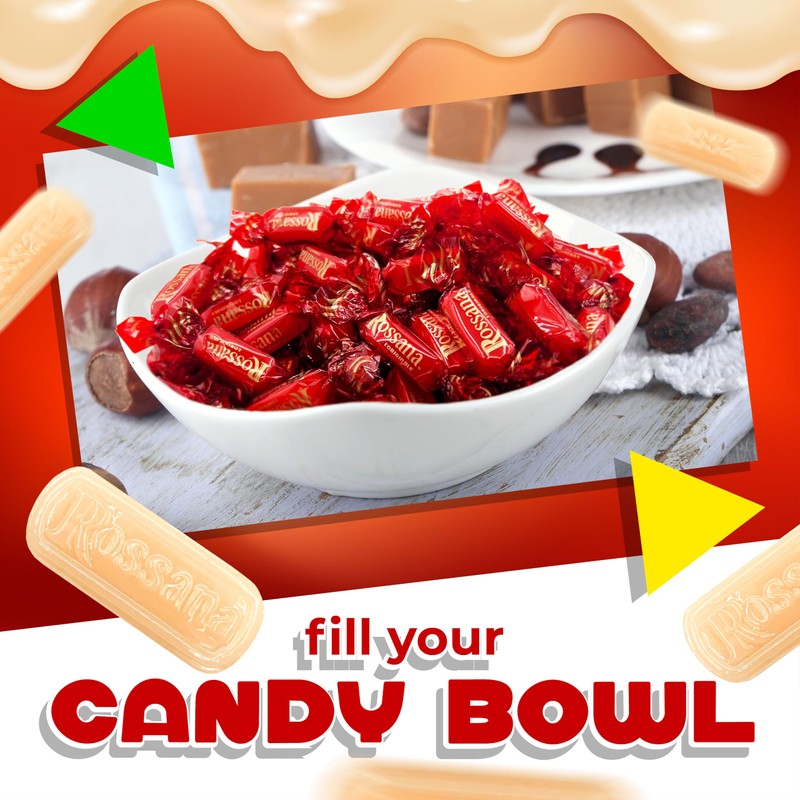 Fida Rossana Italian Nut Cream-Filled Hard Candy | 1 Pound