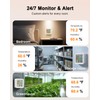 Lumary Smart Thermometer Hygrometer, WiFi & Bluetooth Indoor Temperature Humidity