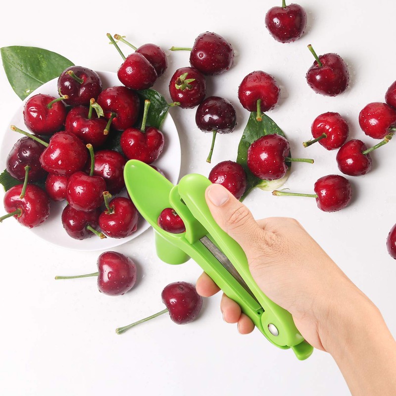 Cherry Pitter or Stoner, Olive red Dates pitting Device, Cherry