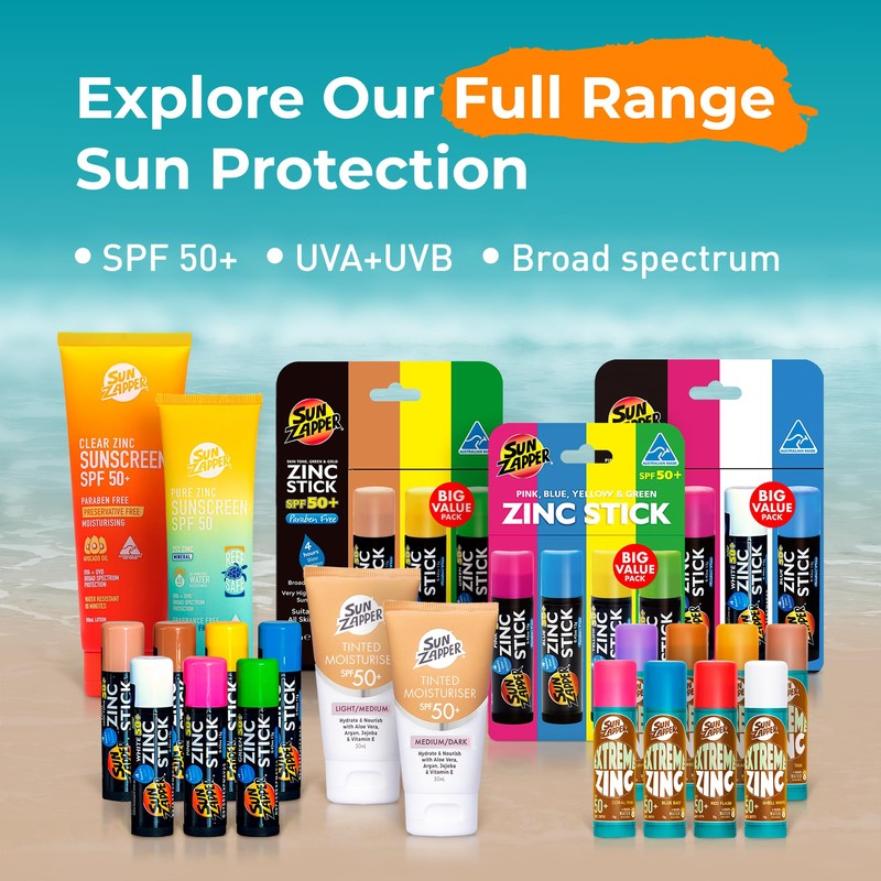 Sun Zapper Zinc Oxide Mineral Sunscreen Stick – SPF 50+