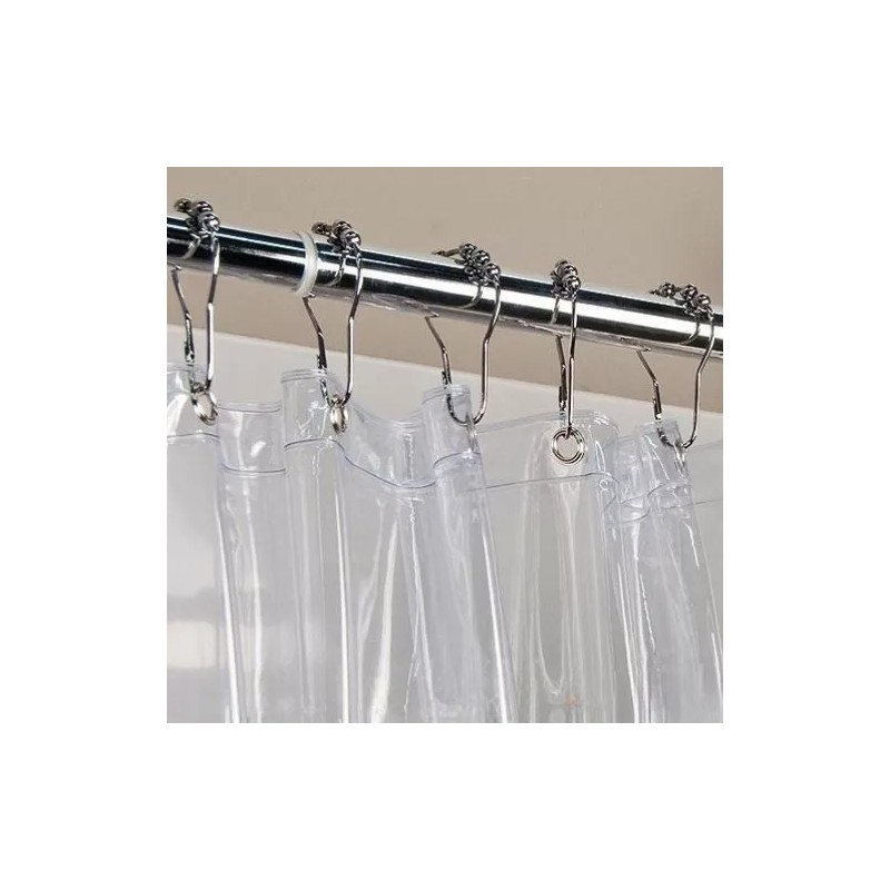 generic 72 Piezas Ganchos Para Cortina De Baño/ganchos Para Cortinas