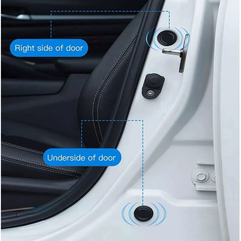 SNS 10Pc Car Door Anti-Shock Silicone Pad SHOCK-Absorbin