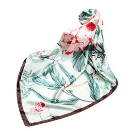 FAIRYGATE Seidenschal Damen Seide Schal Damen Halstücher Seidentuch Schals Halstuch Seidenschal Scarf Bandana Taschentuch Handgelenk Kopftücher Einheitsgröße 78022