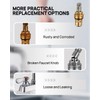 Phivan Brass Handle Stem Assembly Ceramic Faucet Valve Cartridge 20