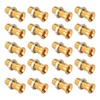 20Set 21.140 4mm Panel Banana Socket Copper Female Gold Plated