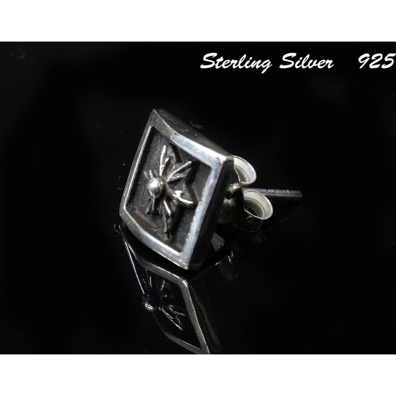 STERLING SILVER 925 AMTHGPS-051 Single Ear Sterling Silver 925 Earrings
