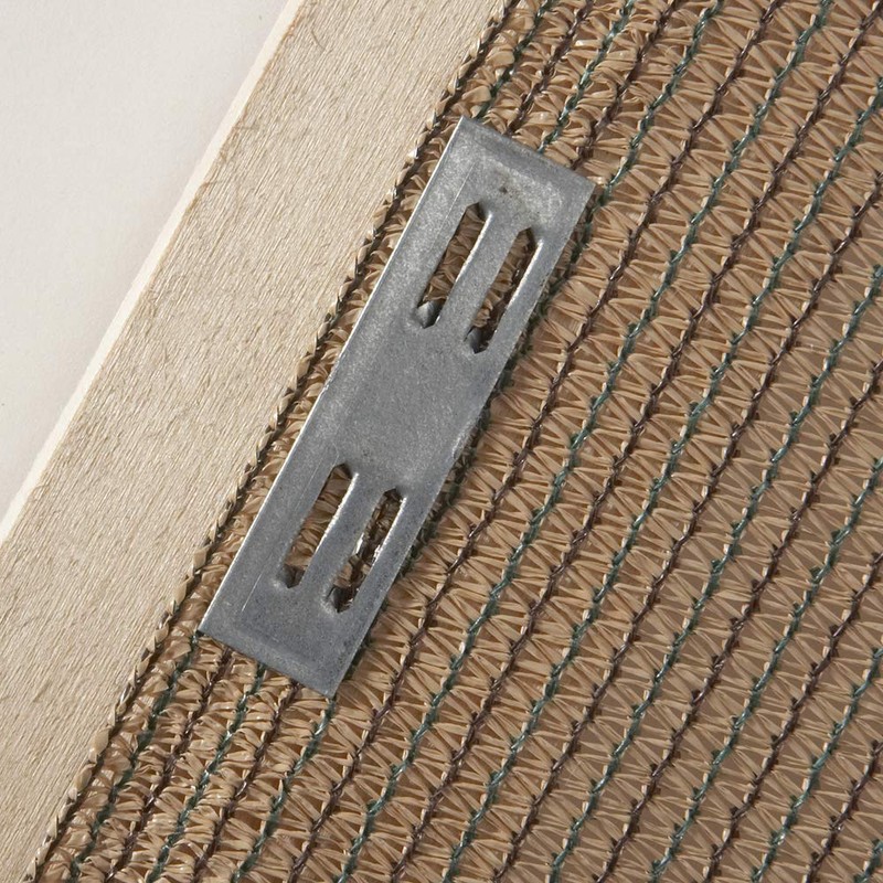 Easy Gardener 70030, Galvanized Wood Fasteners, Sun Screen Accessory, Brown
