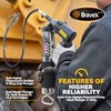 Bravex Professional Pneumatic Automatic Grease Gun, Continuous Cycle Heavy Duty