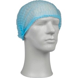 ABENA Clip Cap | Large | Blue | PP | Non-Sterile | Single Use | Hair Net for Cooking | Pack of 200 Hair Nets | Ideal Hair Nets for Catering | Great Hair Nets for Sleeping in