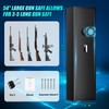 Karuikev 54'' Biometric Fingerprint Gun Safe, 5 Long Gun Safes