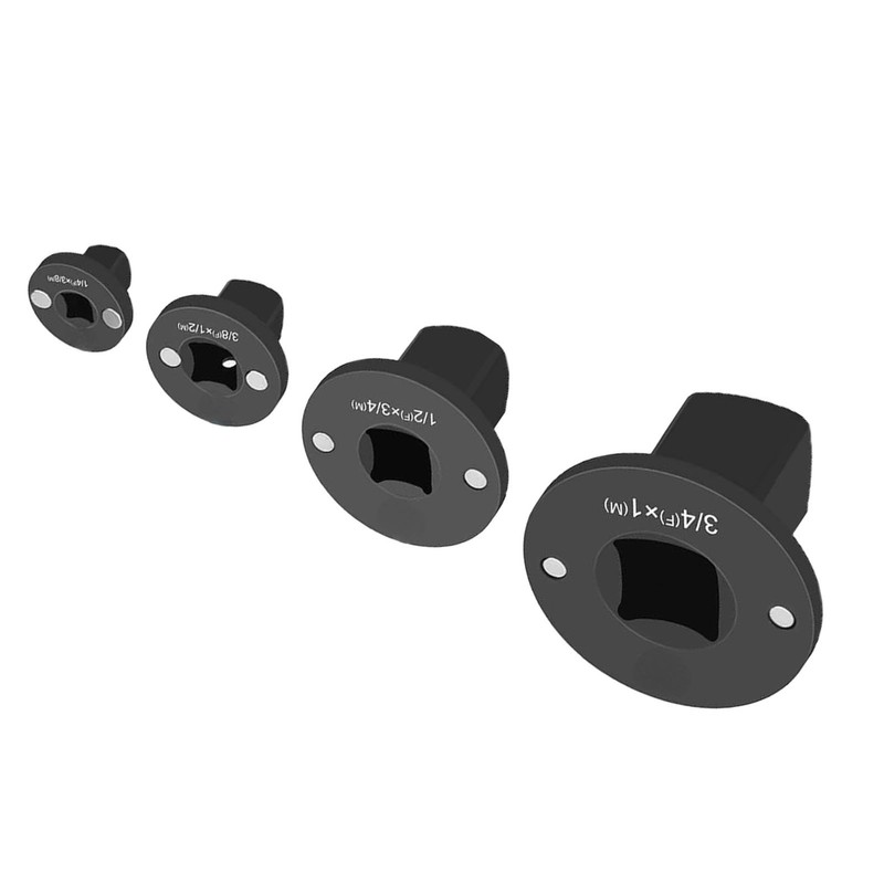 Yanmis Low Profile Impact Socket Adapter Set, 4PCS Drive Ratchet