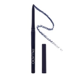 Palladio Delineador de Ojos Retráctil Resistente al Agua, Color Enriquecido Pigmentado y Lápiz de Ojos Cremoso, Fácil de Deslizar y Girar, Aplicación Duradera a Prueba de Manchas, Deep Blue