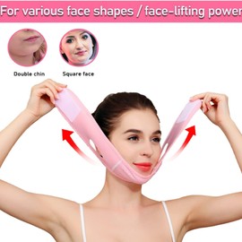 ChaneeHann Reusable V-Line Face Mask with Ergonomic Design - Breathable & Skin-Friendly for Firming Face Contour