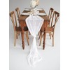 10 Pack White Cheesecloth Table Runner,10FT Gauze Table Runner Cheesecloth