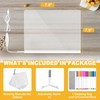 YUYIUS LED Acrylic Message Board, Light Up Acrylic Dry Erase