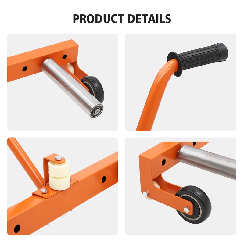 Tire Dolly Heavy Duty, Tire Wheel Dolly with 360° Rotatable