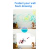 48" x 100" Dry Erase Whiteboard Wall Decal, Stick and