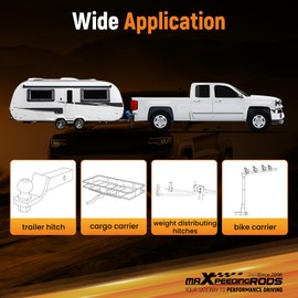 maXpeedingrods Class 3 Trailer Hitch Receiver, 2 Inch Receiver, Towing Hitch for Kawasaki Teryx KRX 1000 2020-2024