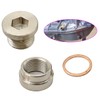 GXARTS 12mm Transmission Drain Plug Kit Steel Bung & Steel