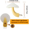 AUSAYE 2 Pack Sensor LED Night Light Plug in NightLight