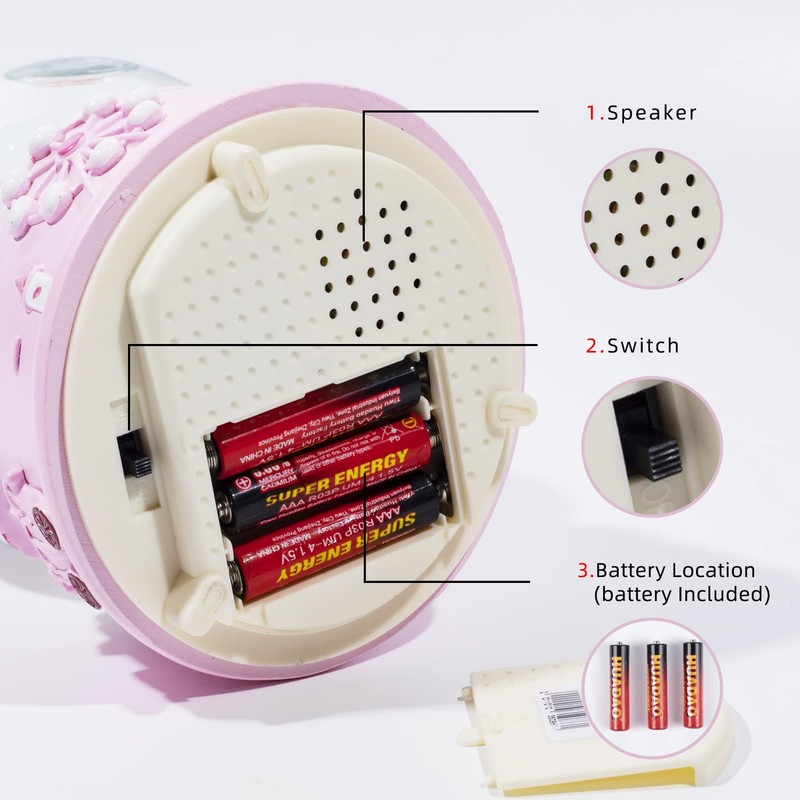 Unicorn Musical Snow Globe for Kids Girls Carousel Music Box