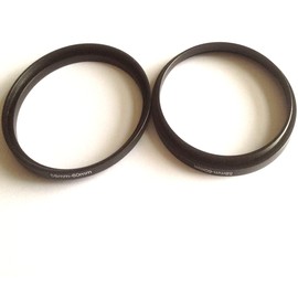 2pcs 58-60mm Size Digital Camera Lens Step Up Rings Screws Adapter D-SLR Video Connect-or 58mm To 60mm Filter Circle Diameters Holder Connection 58-60 Focus Photography Parts Accessory