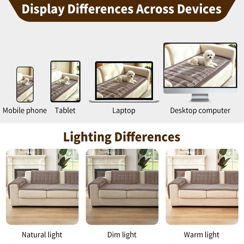 Waterproof Couch Cover for Dogs, Non Slip Washable Sofa Protector