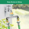 EEEKit Garden Hose Splitter 2 Way, 3/4" GHT Spigot Faucet