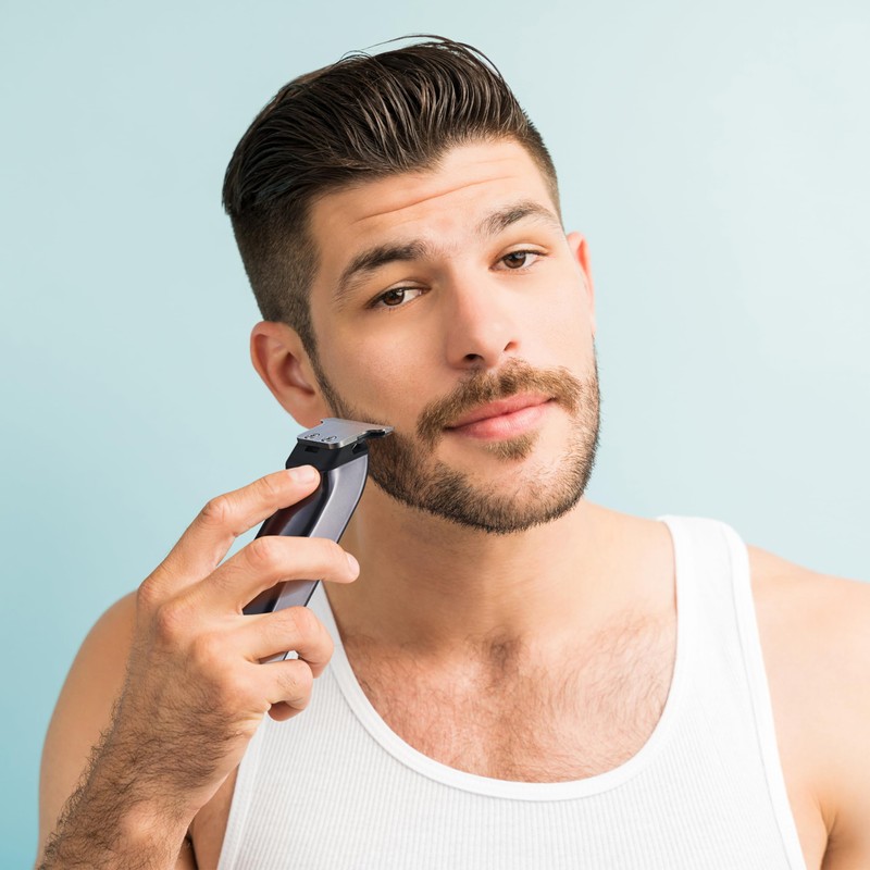 Barberboss Men's Trimming Kit: Beard and Hair Clipper Set with