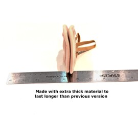 Knitted Cotton Toe Shoe for Rhythmic Gymnastic Competition Half Shoe for Ballet Dance (Medium)