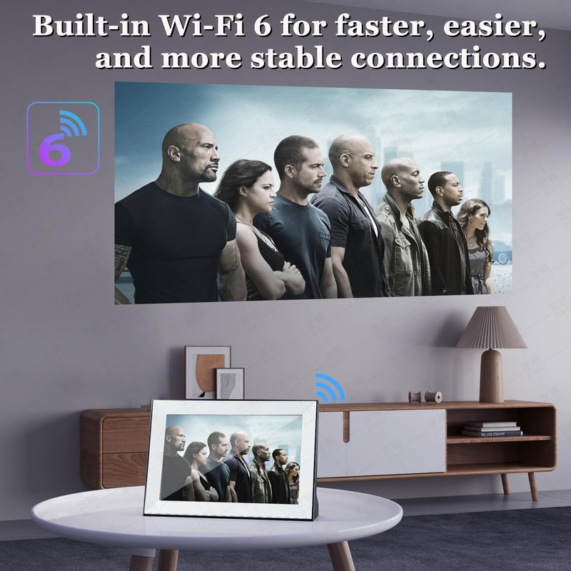 FancyAug Small Smart tv,Portable TV with Touchscreen LCD Monitor,Built in