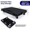 Nellyke Furniture Dolly, 4 Pack Small Flat Moving Dolly, Furniture