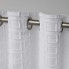 Exclusive Home Curtains Squared Panel Pair, 54x84, White