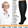 3 Pairs Plus Size Compression Socks Wide Calf for Women