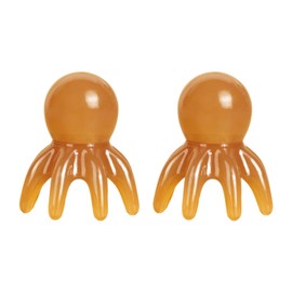 YMPEKA 2Pcs Octopus Scalp Massager & Gua Sha Tool 8-Tentacle Head Scratcher for Deep Relaxation, Hair Growth, and Muscle Knot Relief