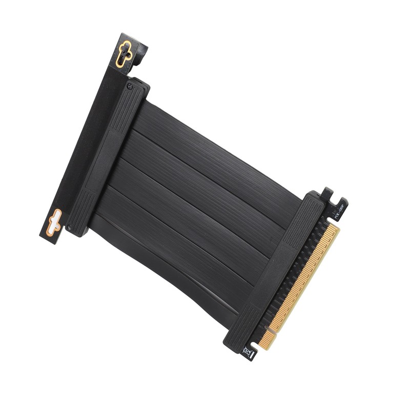 PCIE 4.0 X16 Extender 90 Degree 26GB/s 3.9in Long Gold