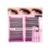 Kit Extensiones De Pestañas En Racimo 480 Piezas