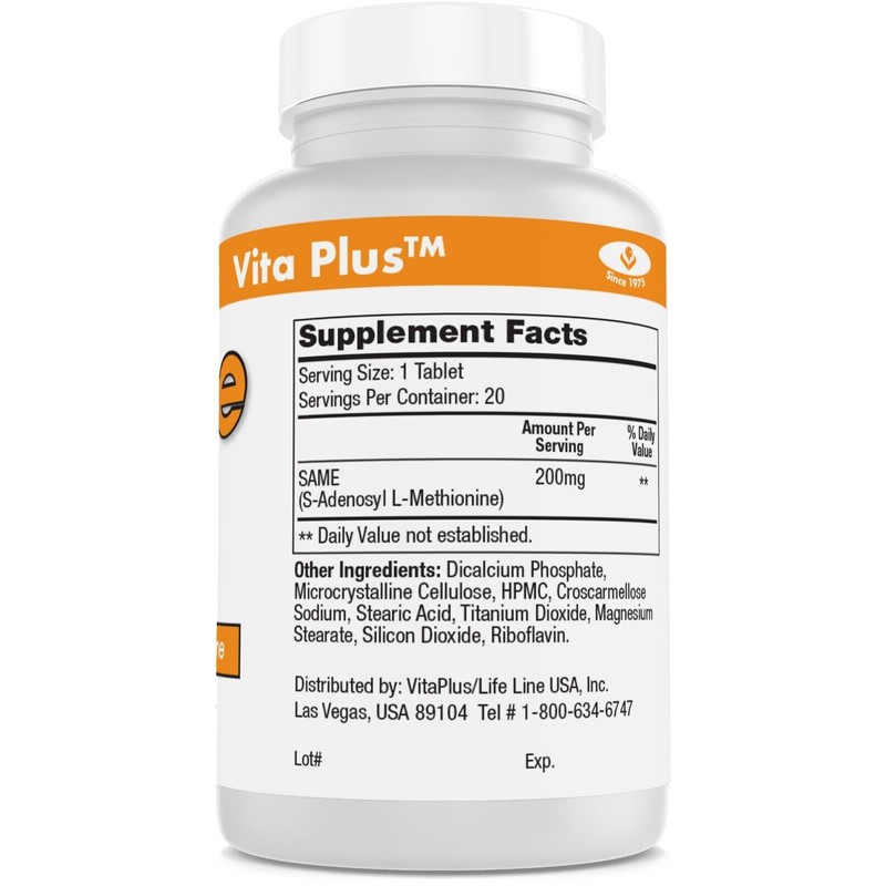 Vita Plus 3 Pack Vita Plus SAMe Sulfate 200mg 20