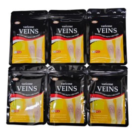 6 Sobres De 12 Parches Para Eliminar Venas Varicosas