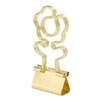 100 Pcs Mini Binder Clips Flower Shape Strong Clamping Force