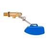 MUYIRTED Float Valve 3/4 Inch Brass Blue Plastic Float, Cistern